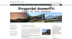 Desktop Screenshot of hummelei.de